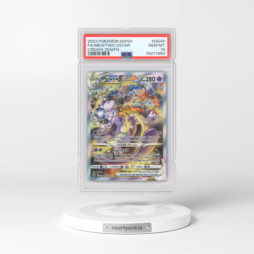 2023 Pokémon Sword and Shield Crown Zenith #GG44 Mewtwo Vstar - Full Art (PSA 10 GEM MINT)