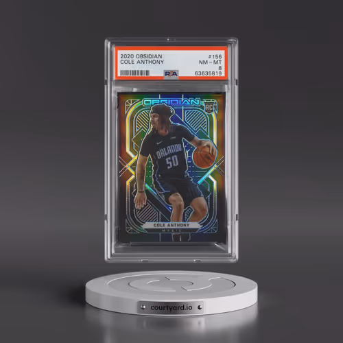 2020 Panini Obsidian #156 Cole Anthony (PSA 8 NM-MT)