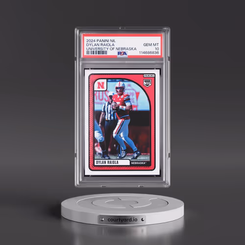 2024 Panini Nil University of Nebraska Dylan Raiola (PSA 10 GEM MINT)