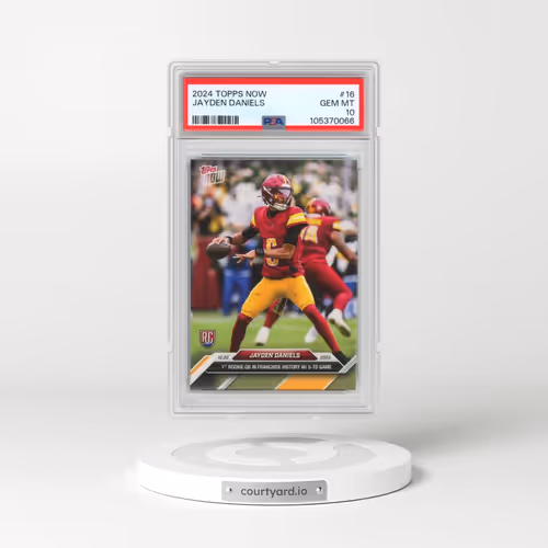 2024 Topps Now #16 Jayden Daniels (PSA 10 GEM MINT)
