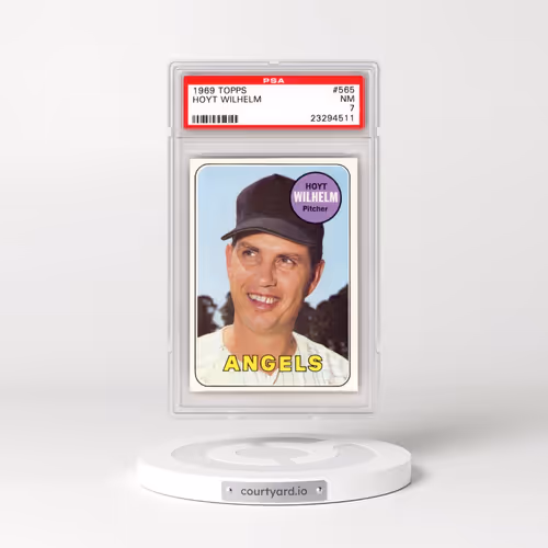 1969 Topps #565 Hoyt Wilhelm (PSA 7 NM)