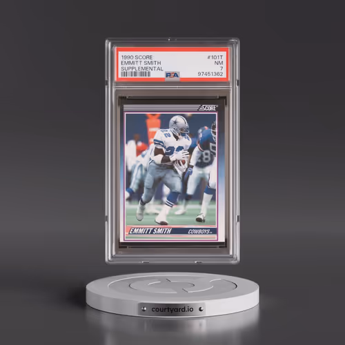 1990 Score Supplemental #101T Emmitt Smith (PSA 7 NM)