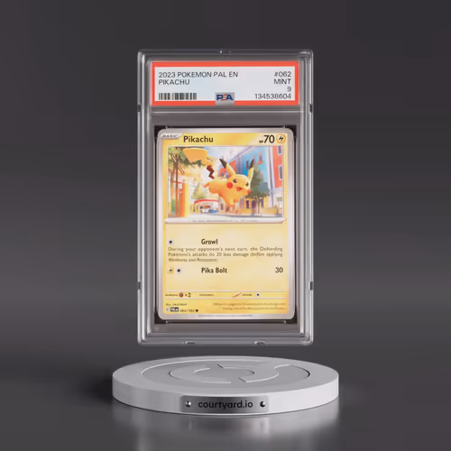 2023 Pokémon Pal EN-Paldea Evolved #062 Pikachu (PSA 9 MINT)