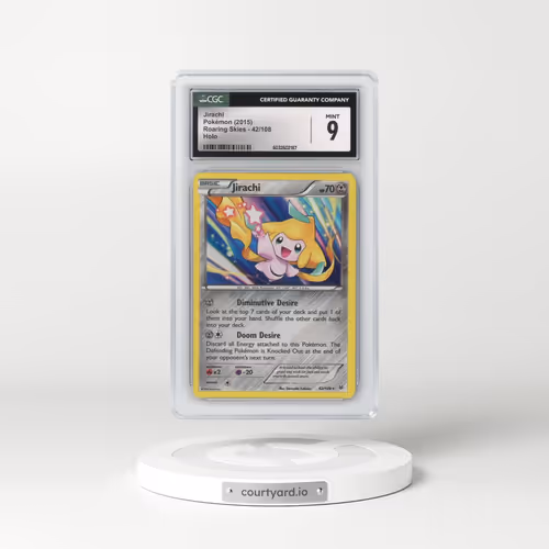 2015 Roaring Skies #42/108 Jirachi - Holo (CGC 9 MINT)