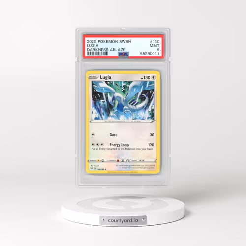 2020 Pokémon Sword & Shield Darkness Ablaze #140 Lugia (PSA 9 MINT)
