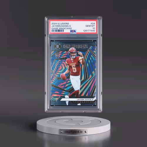 2024 Panini Illusions Game Magicians #24 Jayden Daniels (PSA 10 GEM MINT)