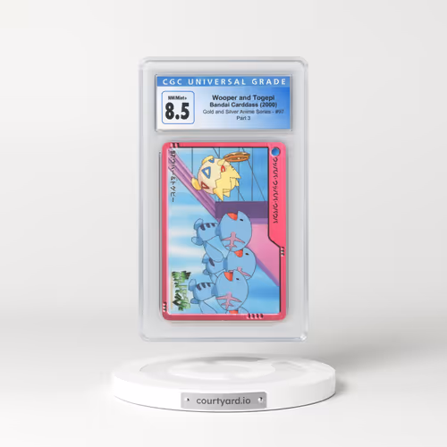 2000 Gold and Silver Anime Series #97 Wooper and Togepi - Part 3 (CGC 8.5 NM-MT+)