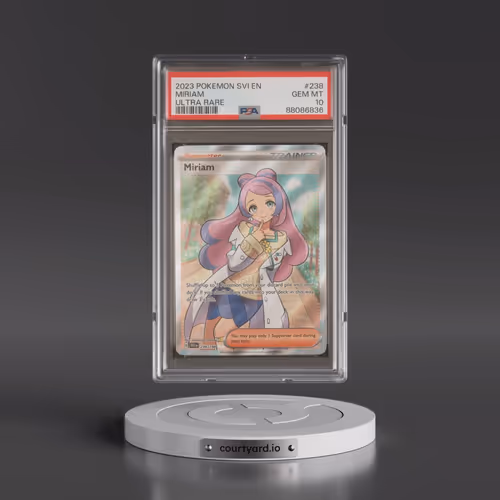 2023 Pokémon Svi EN-Scarlet & Violet #238 Miriam - Ultra Rare (PSA 10 GEM MINT)