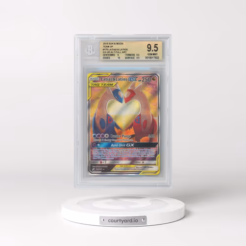 2019 Team Up #170 Latias & Latios GX - Ultra Rare Holo (BGS 9.5 GEM MINT)