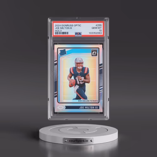 2024 Panini Donruss Optic #255 Joe Milton III - Holo (PSA 10 GEM MINT)