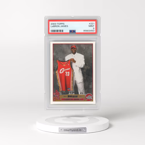2003 Topps #221 LeBron James (PSA 9 MINT)