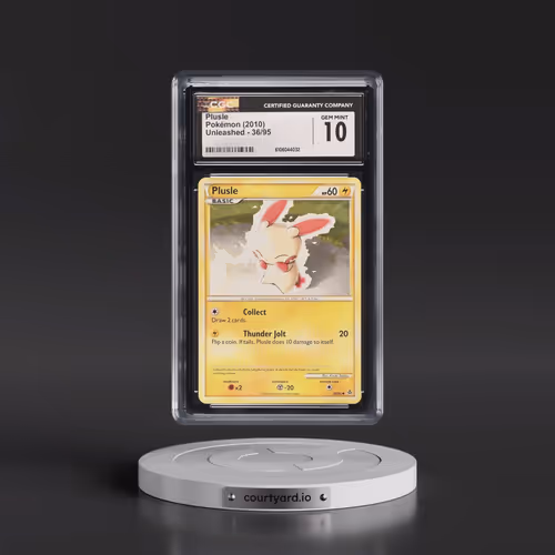 2010 Unleashed #36/95 Plusle (CGC 10 GEM MINT)