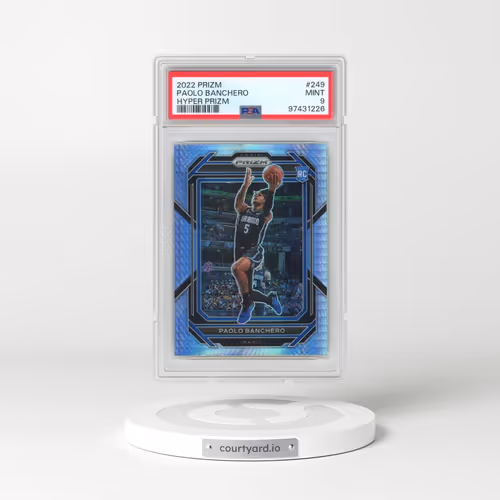 2022 Panini Prizm #249 Paolo Banchero - Hyper Prizm (PSA 9 MINT)