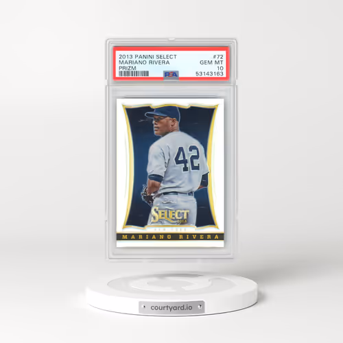 2013 Panini Select #72 Mariano Rivera - Prizm (PSA 10 GEM MINT)