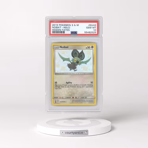 2019 Pokémon Sun & Moon Hidden Fates #SV43 Noibat - Holo (PSA 10 GEM MINT)