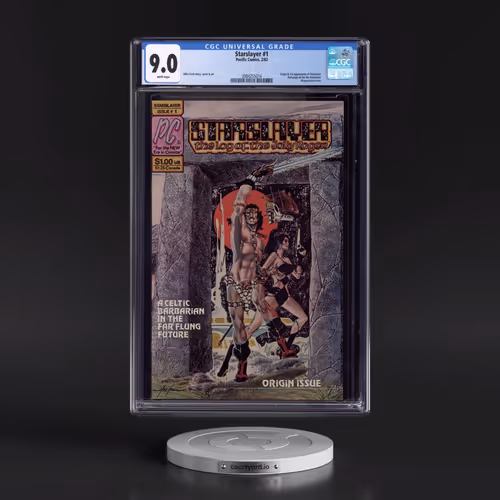 Starslayer #1 CGC 9.0 White Pages (Pacific Comics, 2/82) - Universal