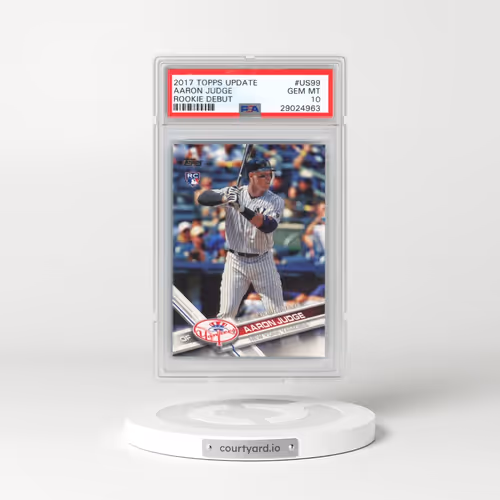 2017 Topps Update #US99 Aaron Judge - Rookie Debut (PSA 10 GEM MINT)
