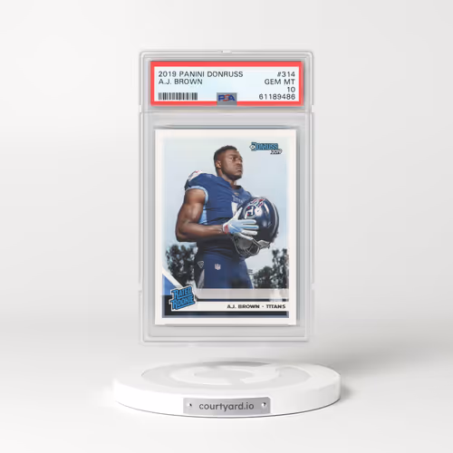 2019 Panini Donruss #314 A.J. Brown (PSA 10 GEM MINT)