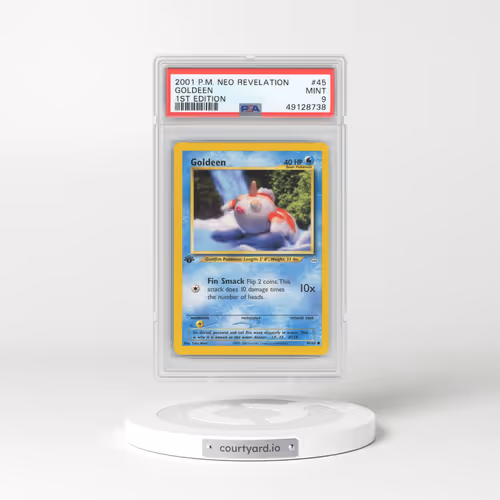 2001 Neo Revelation #45 Goldeen - 1st Edition (PSA 9 MINT)