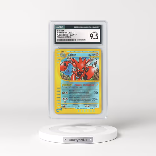 2003 Aquapolis #32 Scizor - Holo (CGC 9.5 MINT+)