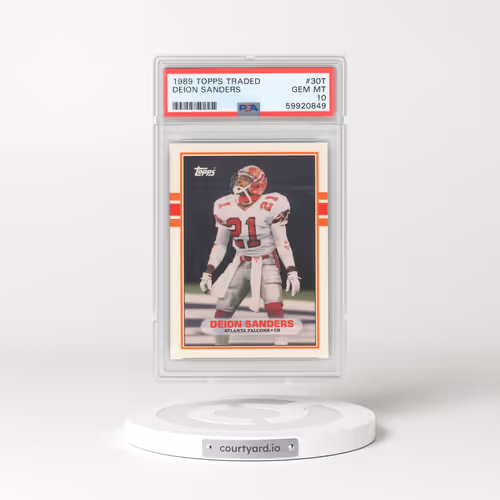 1989 Topps Traded #30T Deion Sanders (PSA 10 GEM MINT)