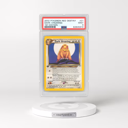 2002 Neo Destiny #21 Dark Ursaring - 1st Edition (PSA 9 MINT)