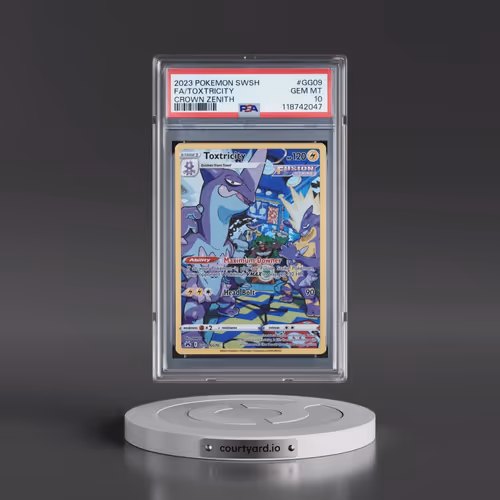 2023 Pokémon Sword and Shield Crown Zenith #GG09 Toxtricity - Full Art (PSA 10 GEM MINT)