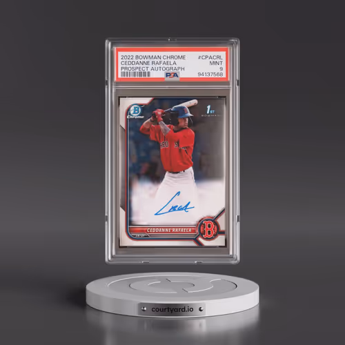 2022 Bowman Chrome Prospect Autographs #CPACRL Ceddanne Rafaela (PSA 9 MINT)