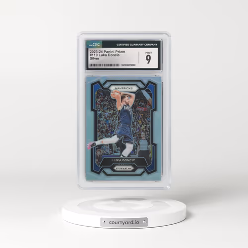 2023 Panini Prizm #110 Luka Doncic - Silver Prizm (CGC 9 MINT)