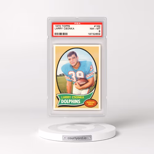 1970 Topps #162 Larry Csonka (PSA 8 NM-MT)