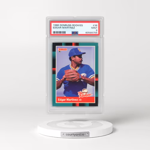 1988 Donruss Rookies #36 Edgar Martinez (PSA 9 MINT)