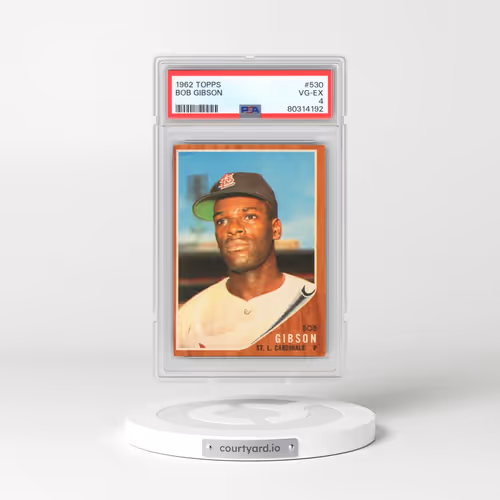 1962 Topps #530 Bob Gibson (PSA 4 VG-EX)