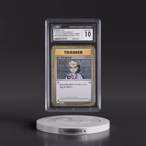 2023 Trading Card Game Classic - CLF, CLL, CLK #026/032 Professor Oak - Holo Blastoise & Suicune ex