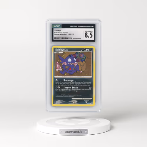 2007 Secret Wonders #63/132 Sableye (CGC 8.5 NM-MT+)