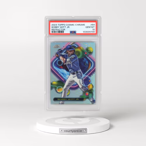 2023 Topps Cosmic Chrome #64 Bobby Witt Jr. - Refractor (PSA 10 GEM MINT)
