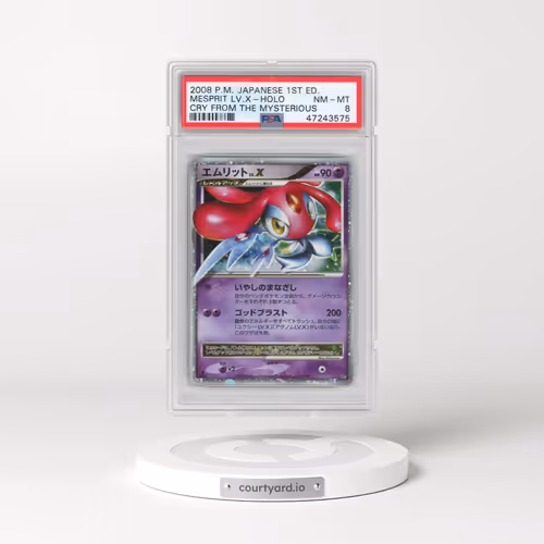 2008 Pokémon Diamond & Pearl Cry From the Mysterious Mesprit LV.X - 1st Edition Holo (PSA 8 NM-MT)