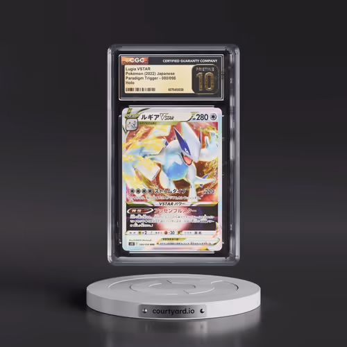 2022 Paradigm Trigger #080/098 Lugia VSTAR - Holo (CGC 10 PRISTINE)