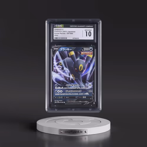 2021 Eevee Heroes #047/069 Umbreon V - Holo (CGC 10 GEM MINT)