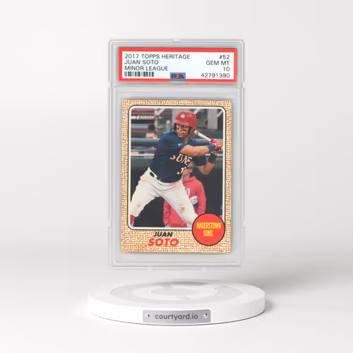 2017 Topps Heritage Minor League #52 Juan Soto (PSA 10 GEM MINT)