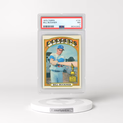 1972 Topps #114 Bill Buckner (PSA 7 NM)