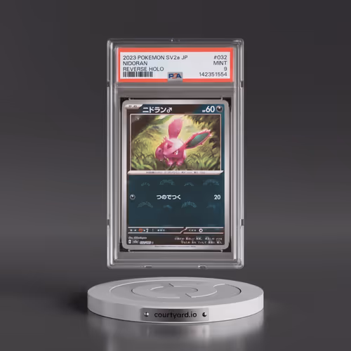 2023 Pokémon Sv2a-Pokémon 151 #032 Nidoran - Reverse Holo (PSA 9 MINT)
