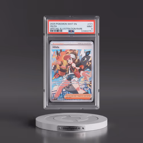 2025 Pokémon Wht EN-White Flare #171 Hilda - Special Illustration Rare (PSA 9 MINT)