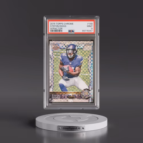 2015 Topps Chrome #148 Stefon Diggs - Xfractor (PSA 9 MINT)
