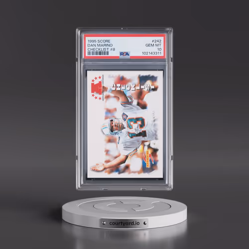 1995 Score #242 Dan Marino - Checklist #8 (PSA 10 GEM MINT)