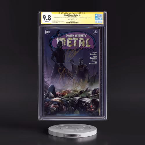 Dark Nights: Metal #4 CGC 9.8 White Pages (DC Comics, 2/18) - Signature Series Mattina Variant Cover