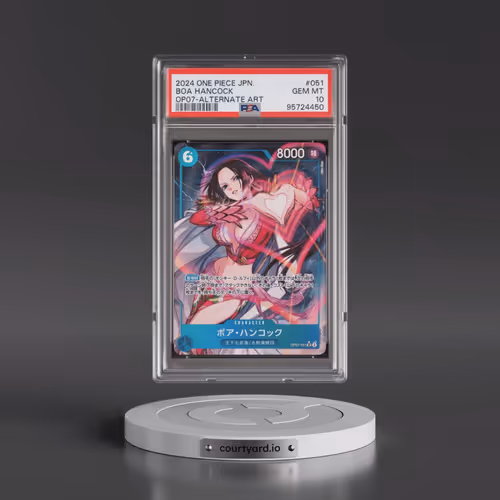 2024 One Piece Japanese OP07-500 Years in the Future #051 Boa Hancock - Alternate Art (PSA 10 GEM MI