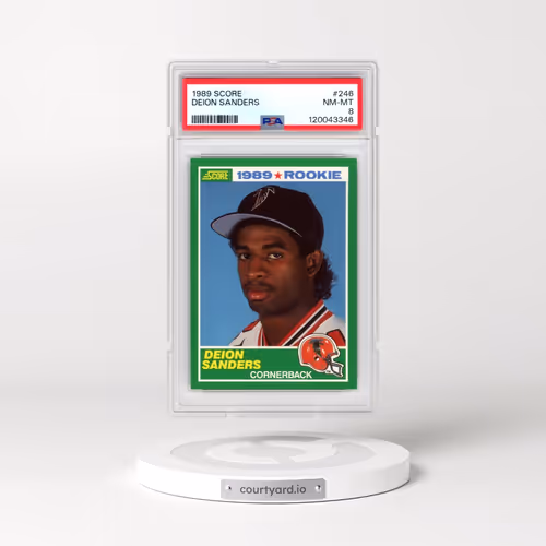 1989 Score #246 Deion Sanders (PSA 8 NM-MT)