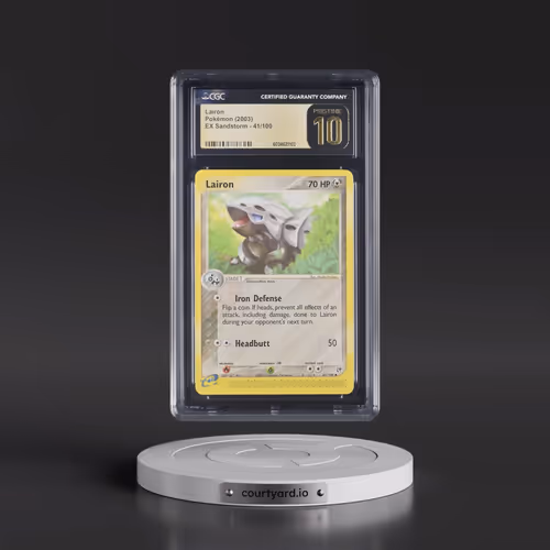 2003 EX Sandstorm (2003 Copyright, w/ "e" Symbol) #41/100 Lairon (CGC 10 PRISTINE)