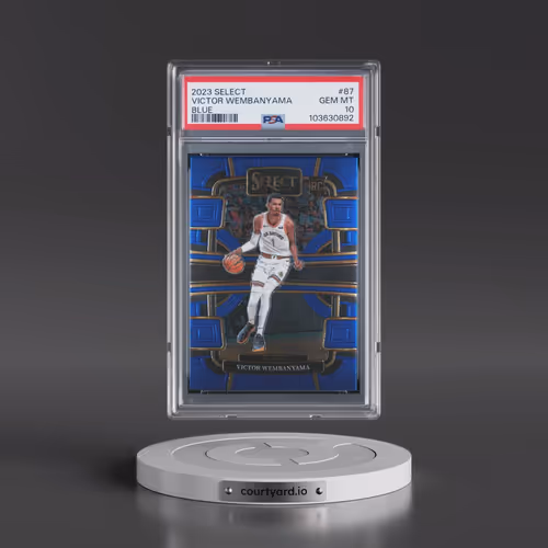 2023 Panini Select #87 Victor Wembanyama - Blue (PSA 10 GEM MINT)