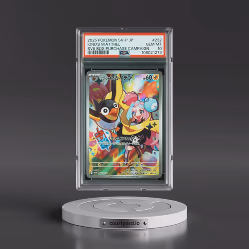 2025 Pokémon SV-P Promo #232 Iono's Wattrel - Battle Partners Box Purchase Campaign (PSA 10 GEM MINT